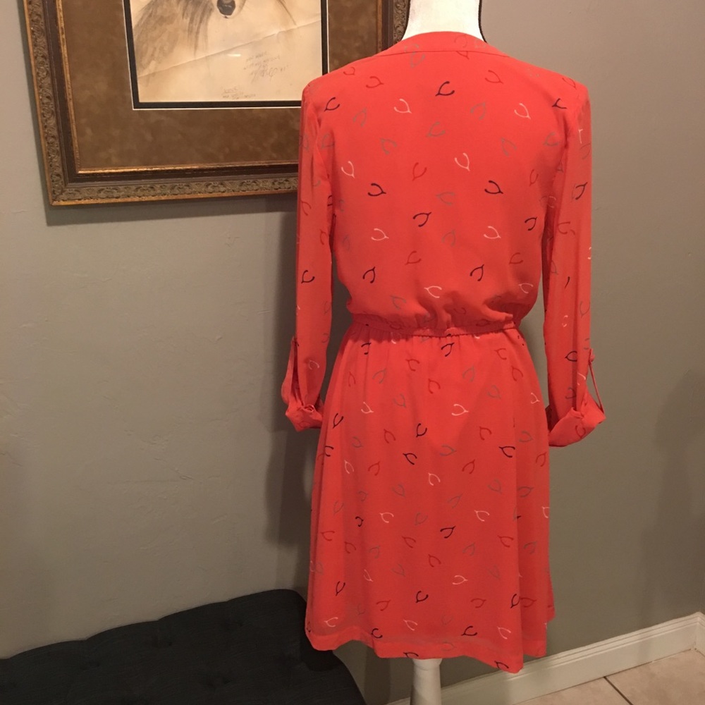Modcloth Dress with Wishbone Pattern - Picture 3 of 6